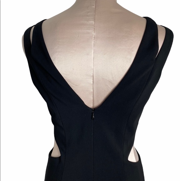 Jay Godfrey Black Cutout Mini Cocktail Dress Sz 8 - Picture 5 of 9